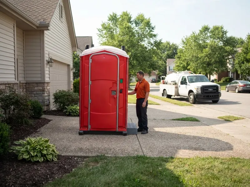 Deluxe Flushable Restrooms with Sinks in Dayton, OH